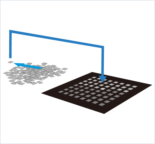 ［Image］Tray setter： 小尺寸单片用托盘排列机